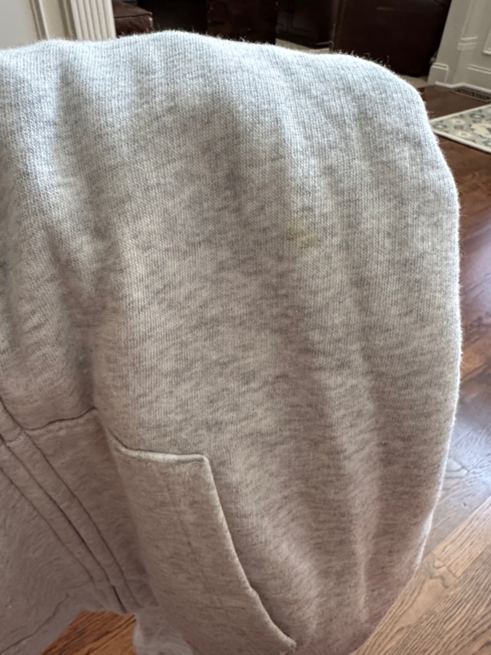 ☮️☮️ PINK Zip-Up Hoodies in Heather Gray & Mustard - Picture 5 of 5